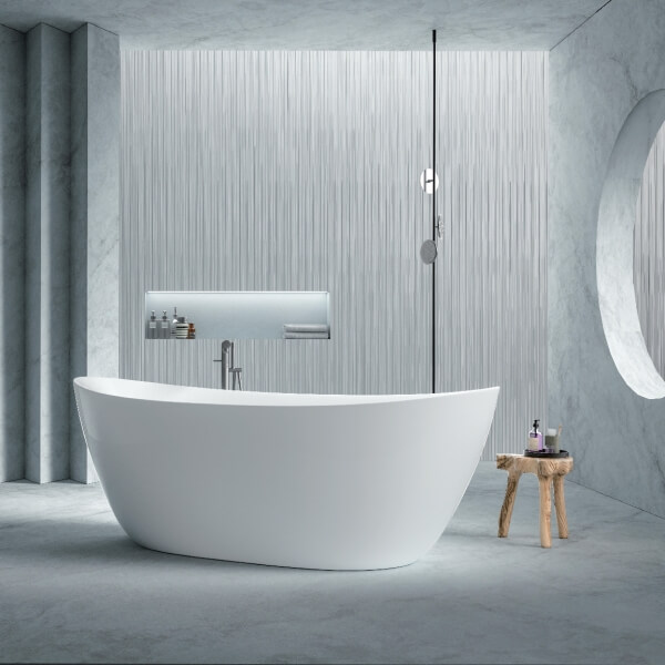 Acrylic freestanding bathtub