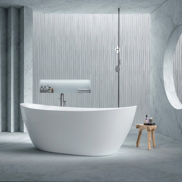 Acrylic freestanding bathtub