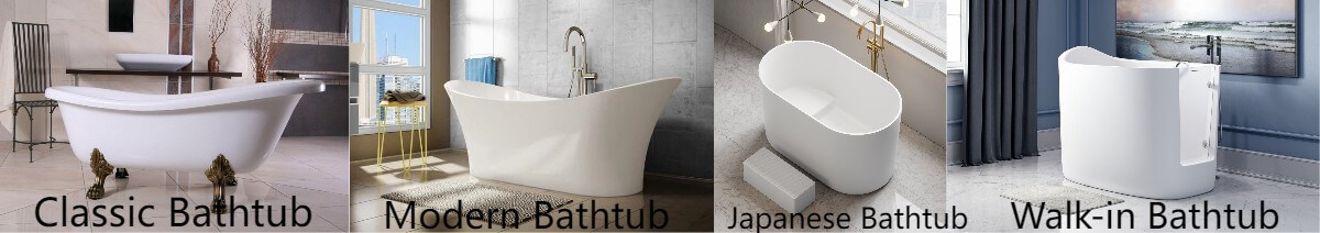 Choose a bathtub style