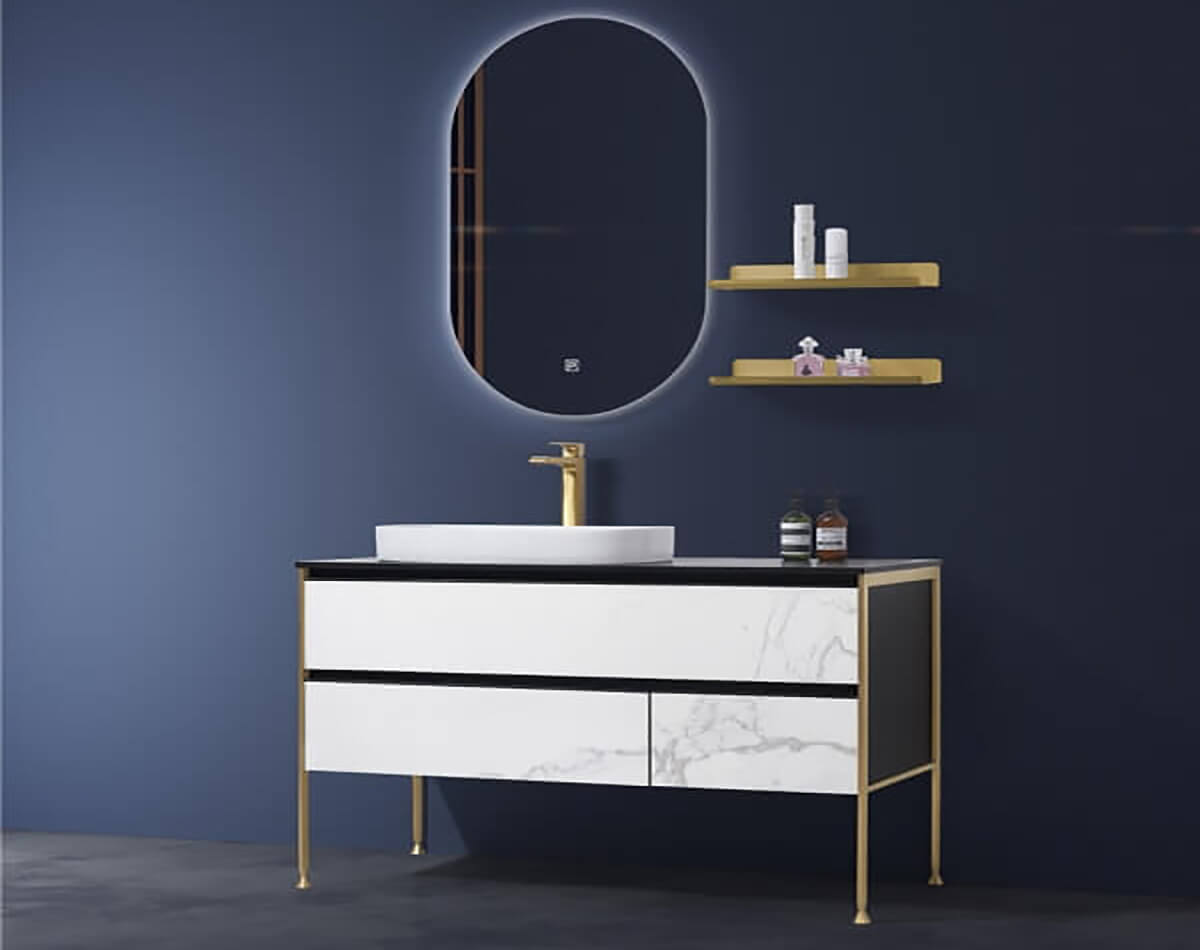Freestanding bathroom vanity by Nicemoco