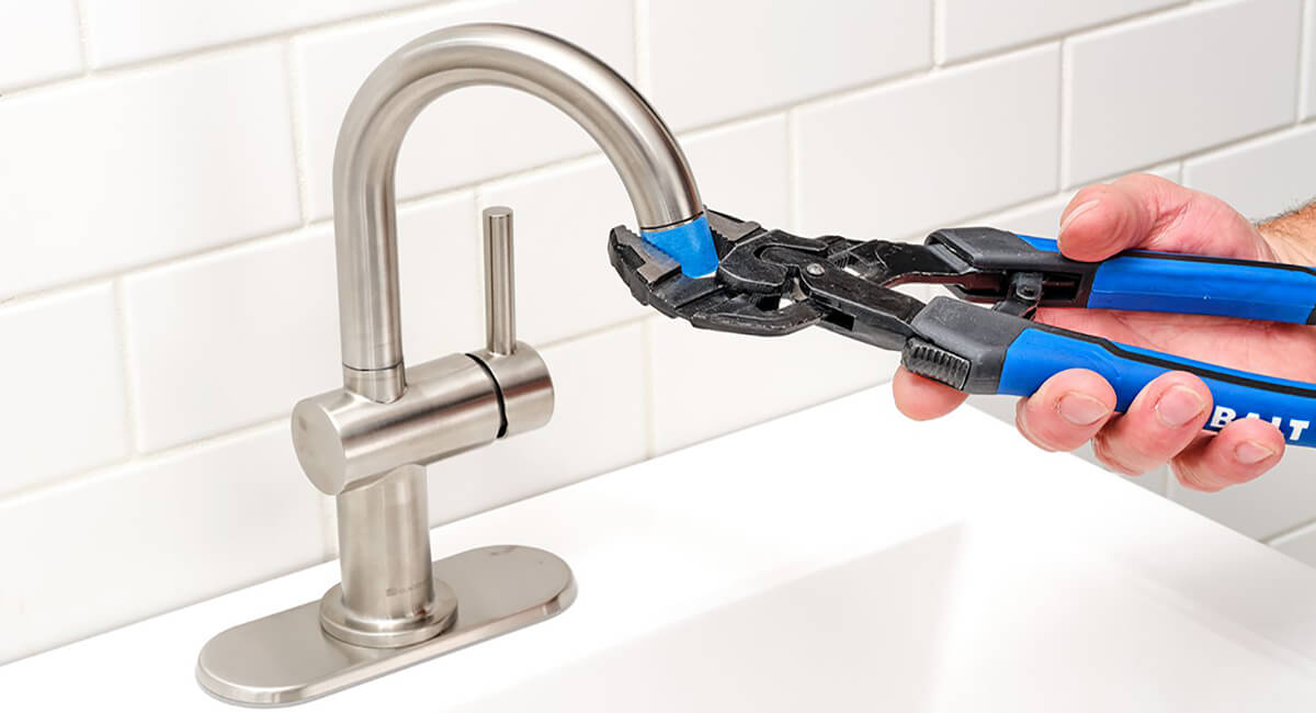 Remove the end of the faucet and check the aerator