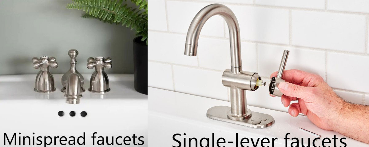 Single-lever faucets