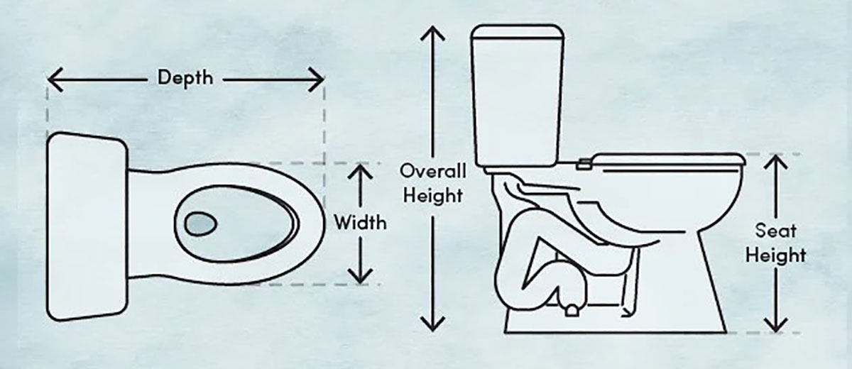 Toilet measurement